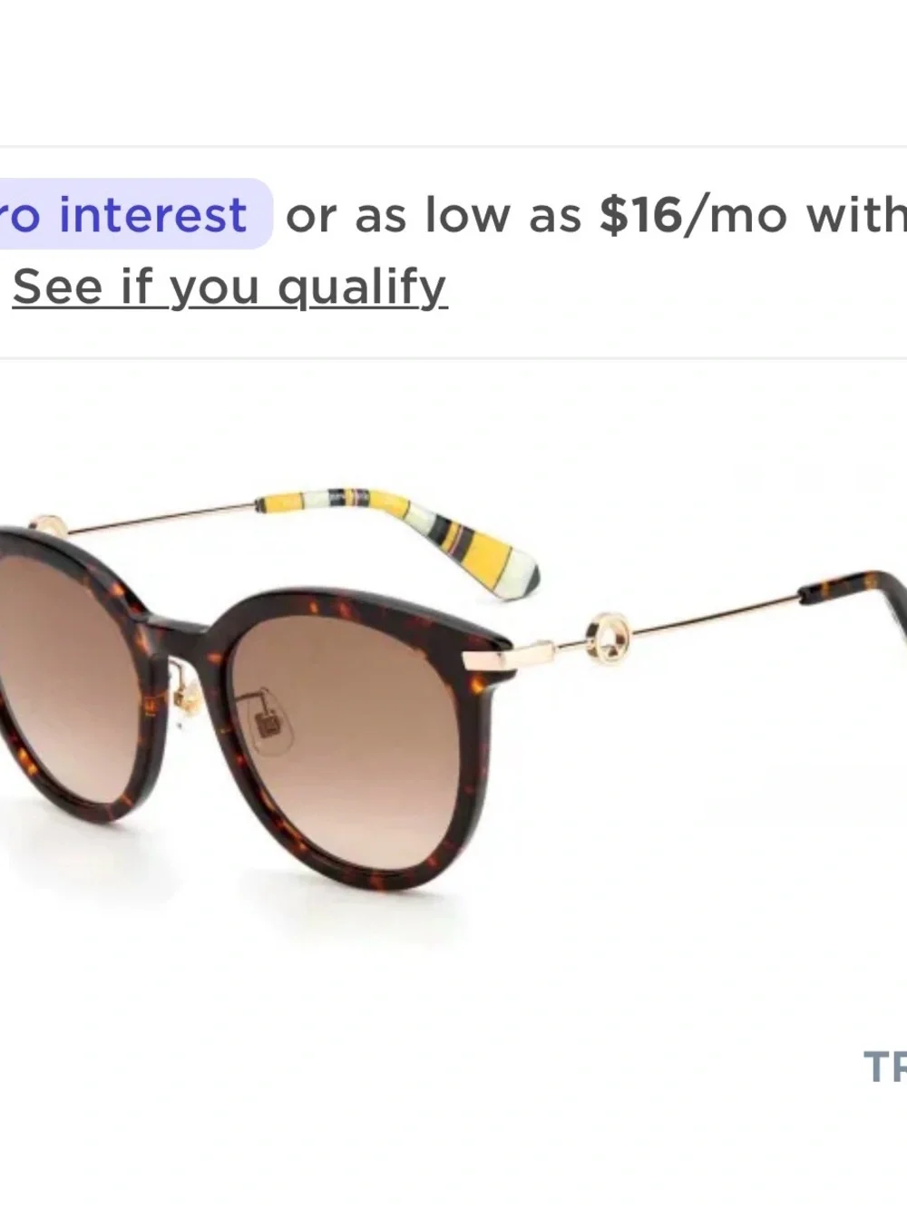 Kate Spade Havana Sunglasses
